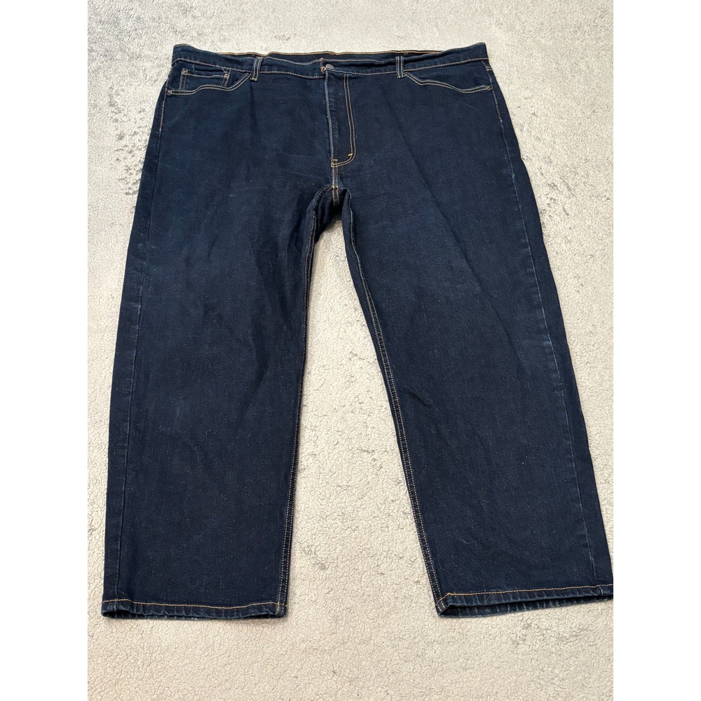 Levis 550 Relaxed Fit Jeans Mens 48x30 Dark Wash Indigo Denim 01550-0011